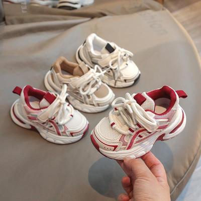 Boys Shoes 2025 Summer New Children's Sports Shoes Mesh Breathable Dad Shoes Medium Children's Girls Shoes Summer