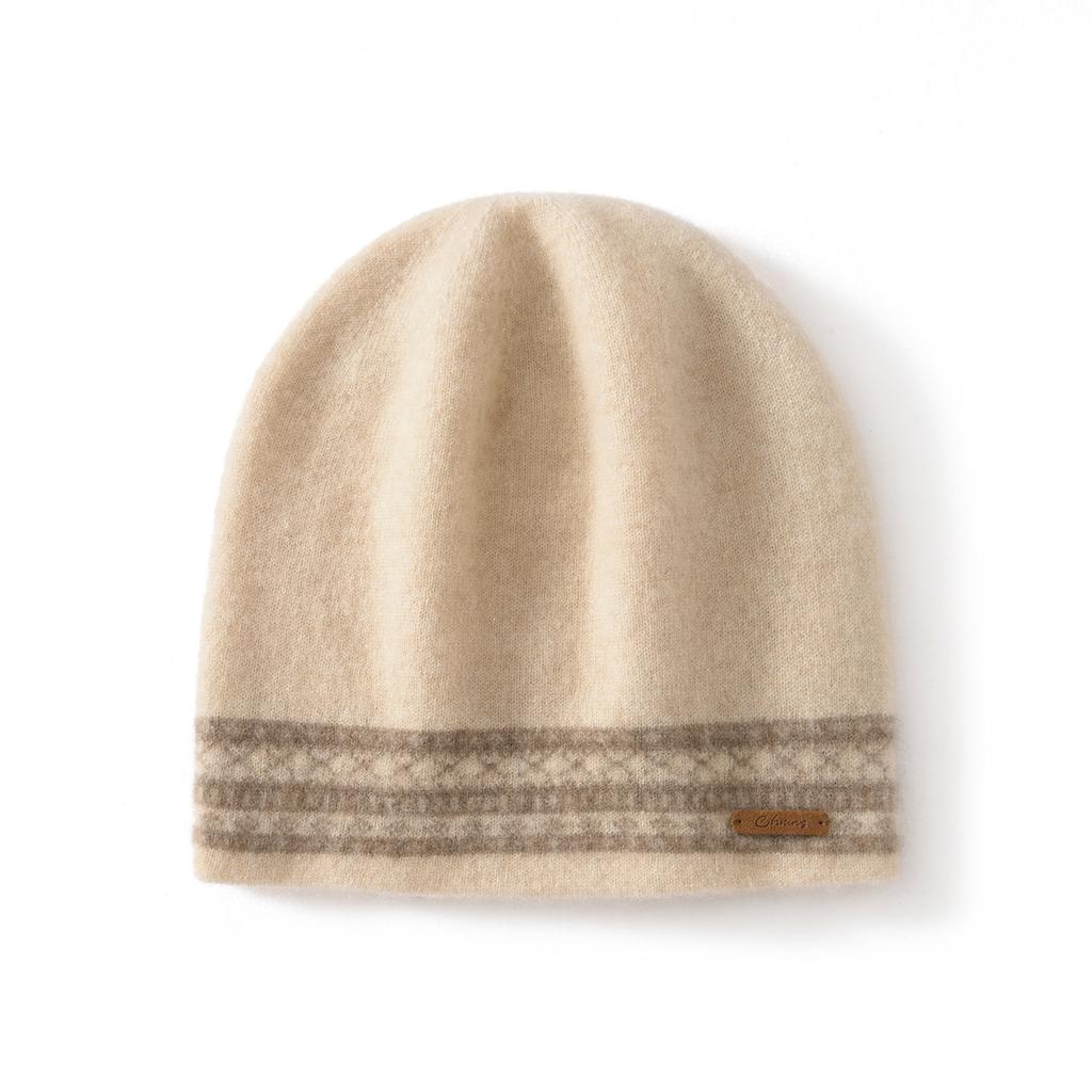 Cashmere winter cold and warm adult hat wool hat stack hat fashion casual thickened men's and women's hats