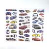 12 Sheetsset Racing Car Sports Cars Style 3D Puffy Bubble Pvc Sticker Kids Cartoon Scrapbook Stickers For Boys Classic Toys