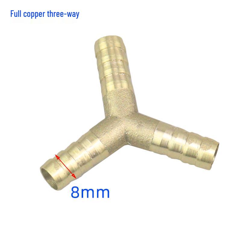 

Full Copper 3-Way Air Hose Connector