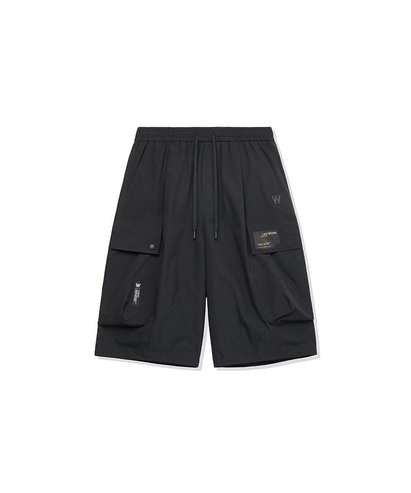 LIFEWORK Feature) Length Ripstop Cargo Bermuda Pants