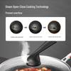 KOBACH 32cm 304 Stainless Steel Non-stick Honeycomb Wok