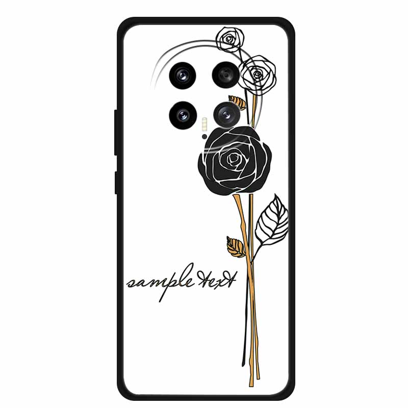 3D Emboss Case For Honor Magic 8 5G Phone Case 8 Pro Flowers Silicone Soft Coque Funda For Honor Magic8 Pro Back Cover Case Bag