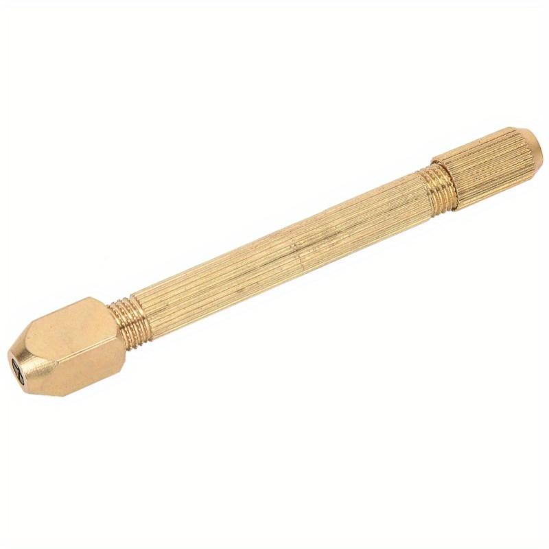 2PCS Portable Doublesided Pin Vise Hand Manual DIY Tool Jewelry Pin Vise Watch Repairing Tool for Watchmaker Watch Repair Tool