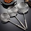 Stainless Steel Spider Strainer Skimmer Long-Handled Mesh Oil Strainer Spoon for Deep Frying Pasta & Hot Pot Rust-Resistant Kitchen Cooking Spoon