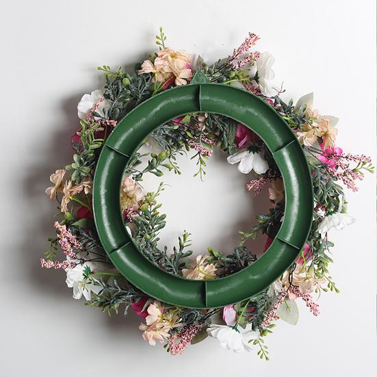 Exquisite Rose Wreath Easy To Clean Environmental Friendly Bright Colors