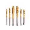 TiN-Coated Spiral Machine Tap Set: M2.5-M22