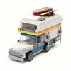 NEU 417 Teile MOC Technologie LKW-Wohnwagen Alt-Modell DIY Kreativer Zusammenbau Bausteine Display Geburtstagsgeschenk Dekoration Haus-Set