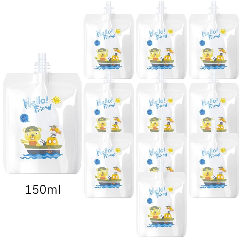 Baby Food Pouch Maker Reusable Infant Fruit Squeeze Puree Filler Pouch Gift