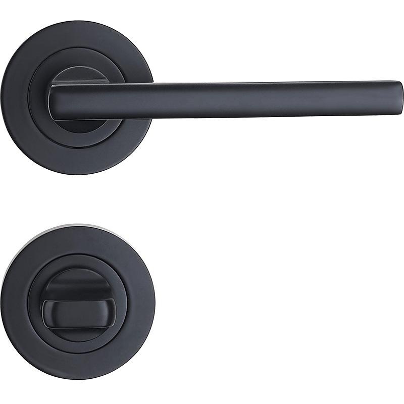 Bathroom Zinc Alloy Single-side Door Lock Living Room Secret Door Invisible Locks Indoor Anti-theft Security Lock Home Hardware