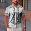 2026 Men's Polo Shirt Men's Asian Clothing, Men's Modern Filipino National Polo Shirt Version Polo Shirt