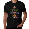 Christmas Tree Sewing Machine Tshirt Casual Simple Design Short Sleeve Shirt Tshirt