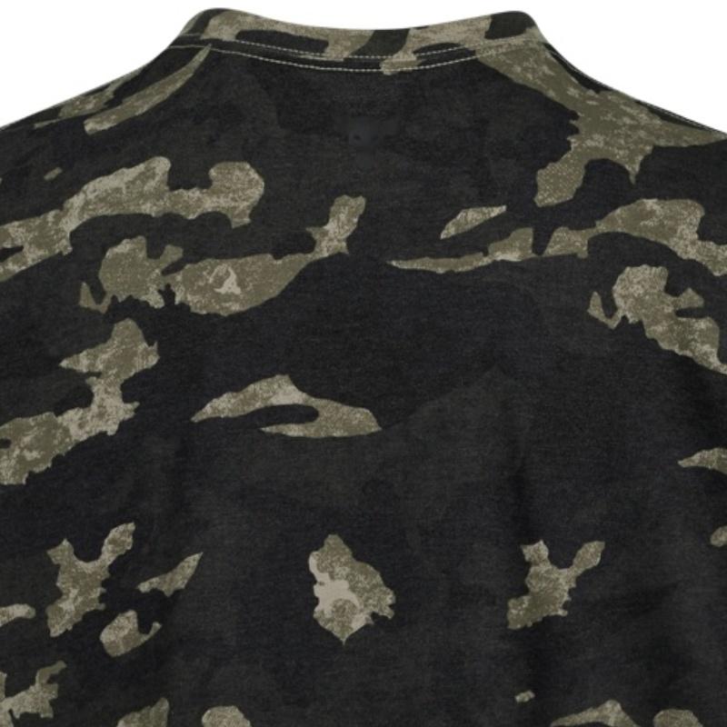 Under Armour Project SS25 Rock Letter Loose Comfortable All-Over Print Crew Neck T-Shirt Men T-Shirts Quartz-Gray 1389976-251