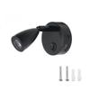 12V 24V LED Anhängerleuchte 2W mit Schalter USB-Ladeanschluss Nachttischlampe Hotel Schlafzimmerlicht Wohnmobil Wohnwagen Auto Yacht Boot Lampe