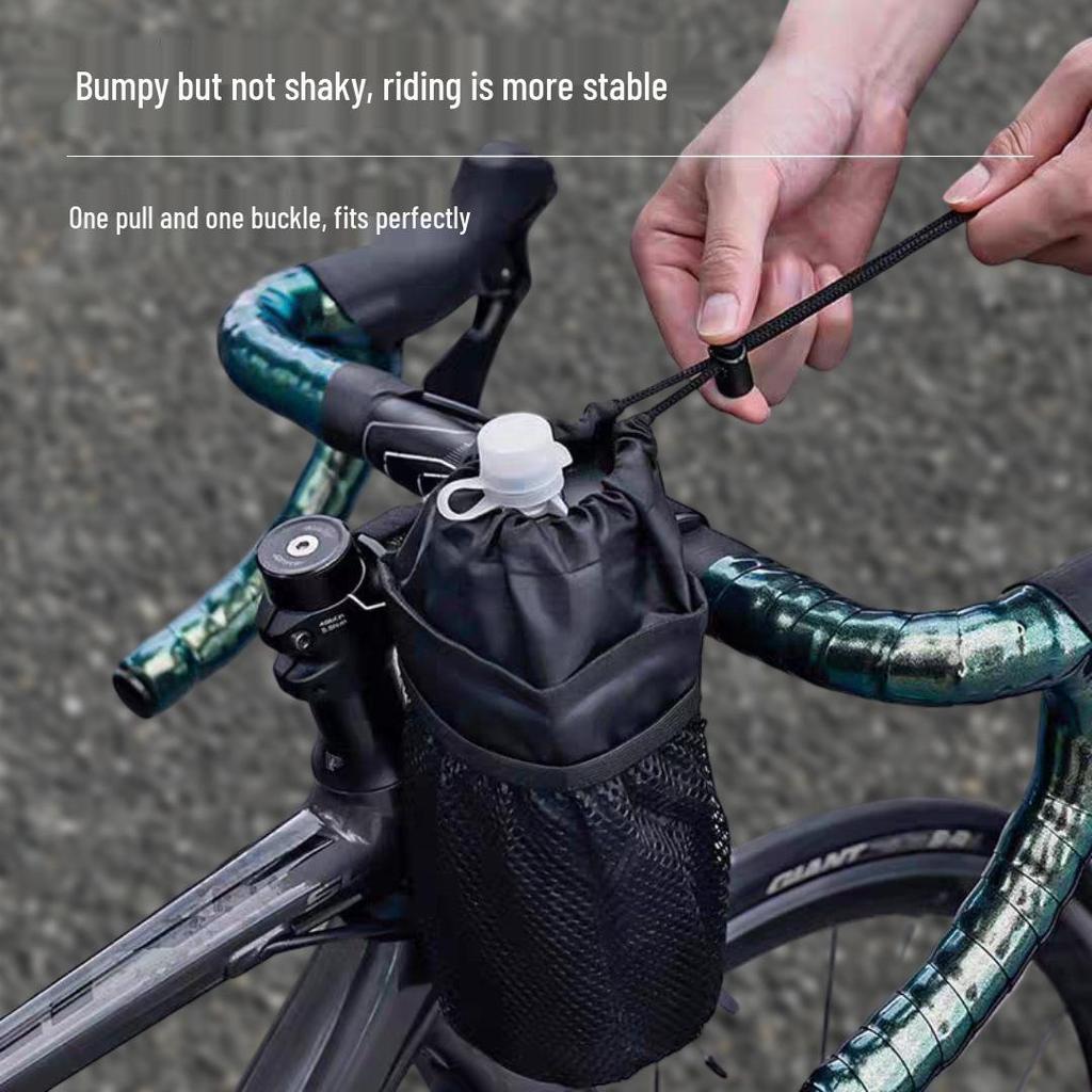 Large Capacity Waterproof Insulated Bicycle Bag: Portable Road Bike Water Bottle & Phone Holder, Mountain Bike Cycling Tool Bag