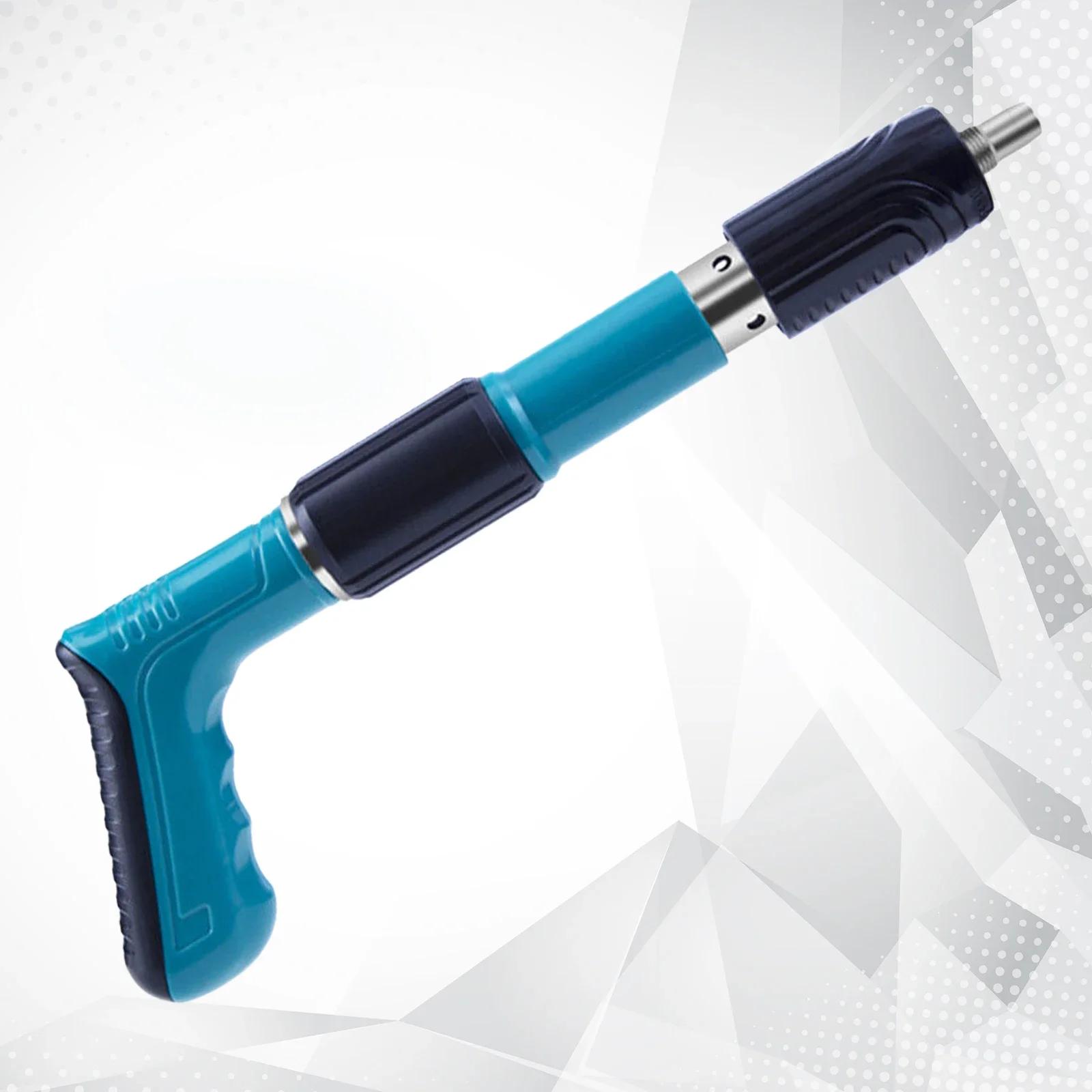 

Міні-ручний потужний обробник металу, що тягне бетонний цвяховий пістолет, сталевий заклепковий інструмент для бетонної стіни, анкерна лінія, пазовий пристрій синій