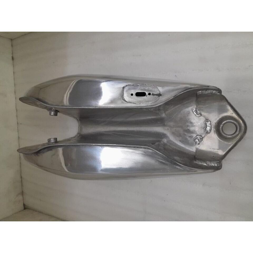 YAMAHA 250 DT Enduro, Chrome Steel Petrol Fuel Gas Tank 1975 To 1977 |Fit For