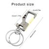 Auto Car Key Holder Car Key Chains Carabiner Clip Metal Keychains Bottle Opener 2 Key Rings for Adult Keychain