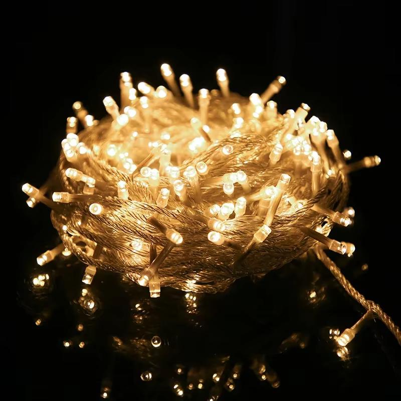 5/10M Solar LED String Lights with Remote Control 8 Modes Waterproof Fairy Garland for Outdoor Garden Wedding Party Christmas Decor