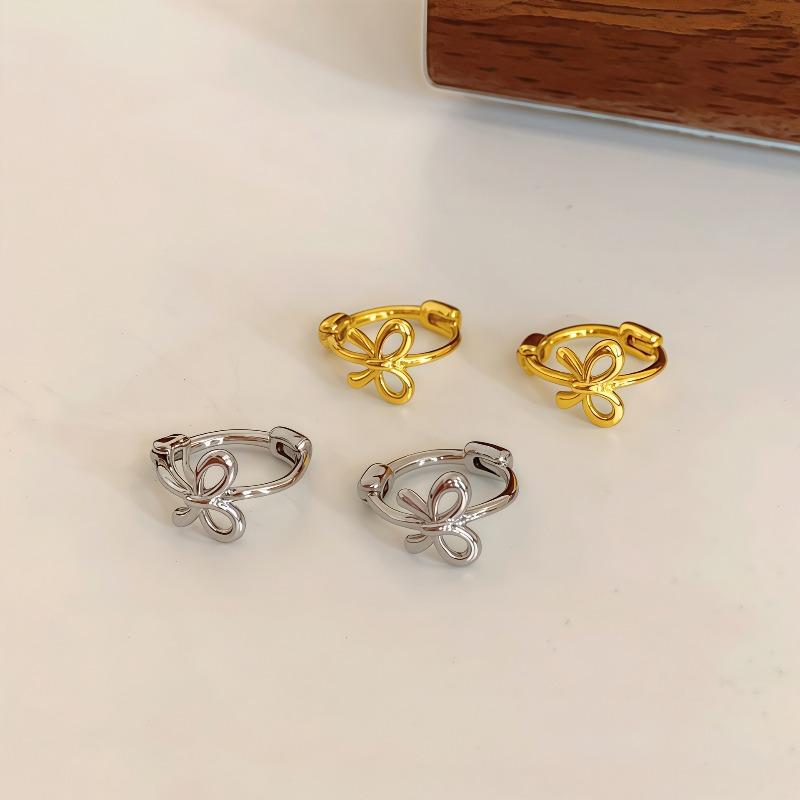 Sleeping Without Having To Remove The Bow-shaped Earclips. These Exquisite and Versatile Earclips Are Suitable for Ear Holes.