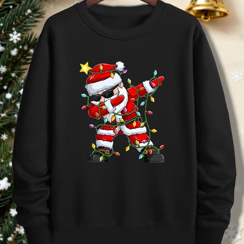 

Christmas Day Perfect for Winter Layering & Outdoor Walks: Men s Crew Neck Hoodie XXL чорний