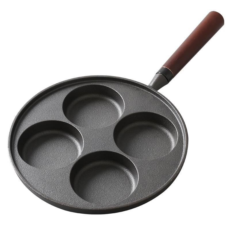 Wutuo Cast Iron 4-Hole Egg Frying Pan