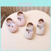 Baby Girl Spring Autumn Soft Sole Shoes With Magic Tape For Cute Princess Footwear