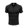 Men's Loose And Casual Solid-color Short-sleeved Shirt Top
