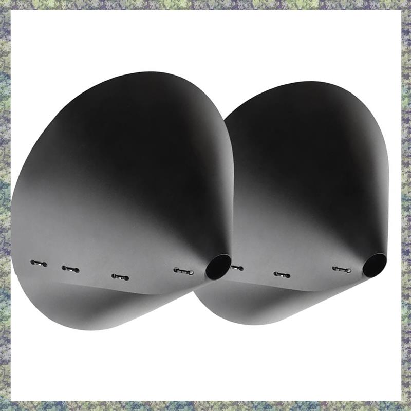 WON 2Pack 18Inch Large Wrap Around Squirrel Baffle For Outdoor Bird Feeder Accessories Bird Feeder Accessories