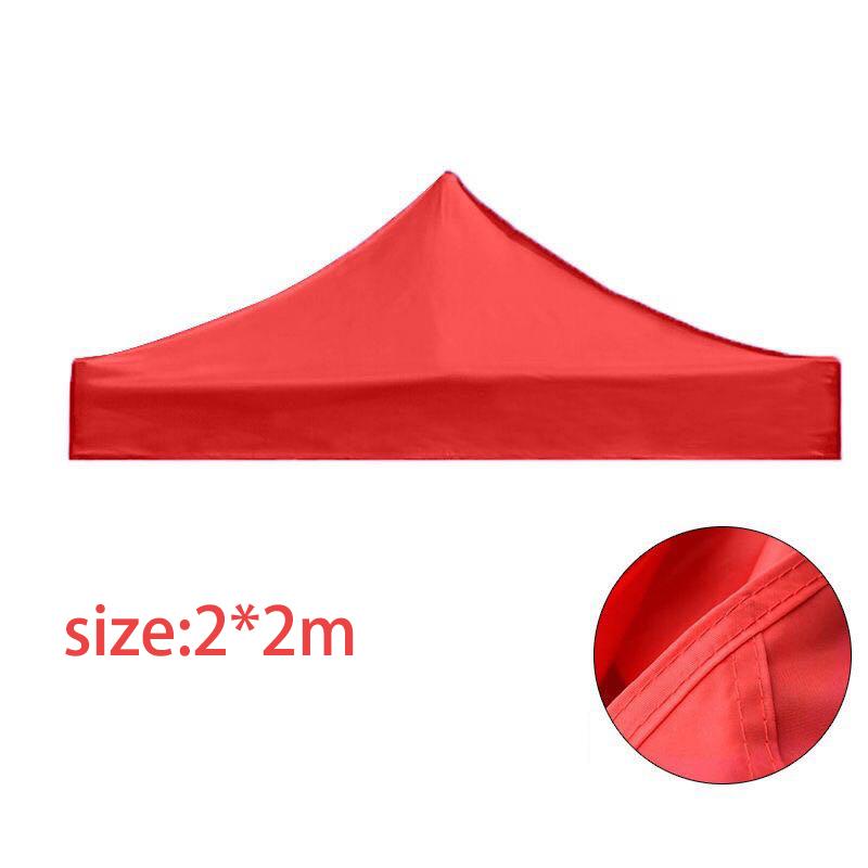 Foldable Tent Top Cloth Rainproof Canopy Top Cover Replacement Four-Corner Tent Cloth Outdoor Parasol Sun Shade Gazebo Top Cover