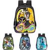 Beyblade X Kids Backpack Durable Oxford Fabric With Ergonomic Design For Students