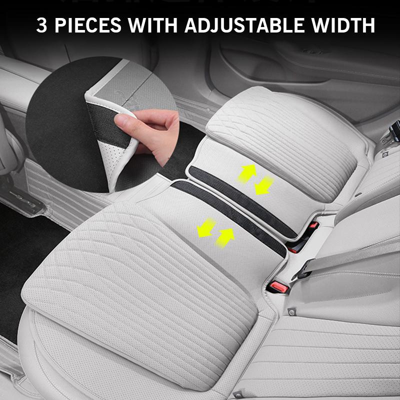 For Tesla Car Cushion Nappa Leather Breathable Non-slip Car Seat High Rebound Pad Seat Cushion Four Seasons Universal Auto Seat