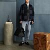 Kith Patchwork Wool Coaches Jacket Nocturnal Unisex Streetwear KHM010467-413