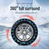 Universal Car Tire Anti-Skid Chains for Sedans, SUVs, Trucks, Off-Road Vehicles, Vans, and Small Cars