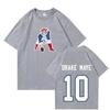 Drake Maye New England Patriots Spitzname T-Shirt für Unisex reines Baumwoll-T-Shirts Kurzarm-Oberteile Hochwertiges atmungsaktives Oberteil