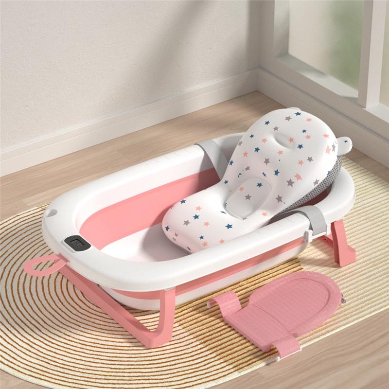 Adjustable Baby Bath Tub with Temperature Sensor