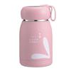 Mini 320ml Söt Termosflaska Bärbar Termosmugg Rostfritt Stål Isoleringsmugg Vakuumflaskor Vattenflaska för Flickor Barn Café