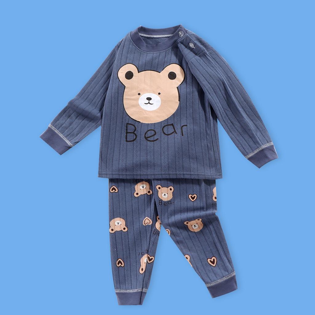 Nowe jesienne ubrania dla dzieci, długie spodnie, bawełniane garnitury, piżamy dla chłopców i dziewcząt na wiosnę i jesień, dziecięce z wysokim stanem, serwis domowy