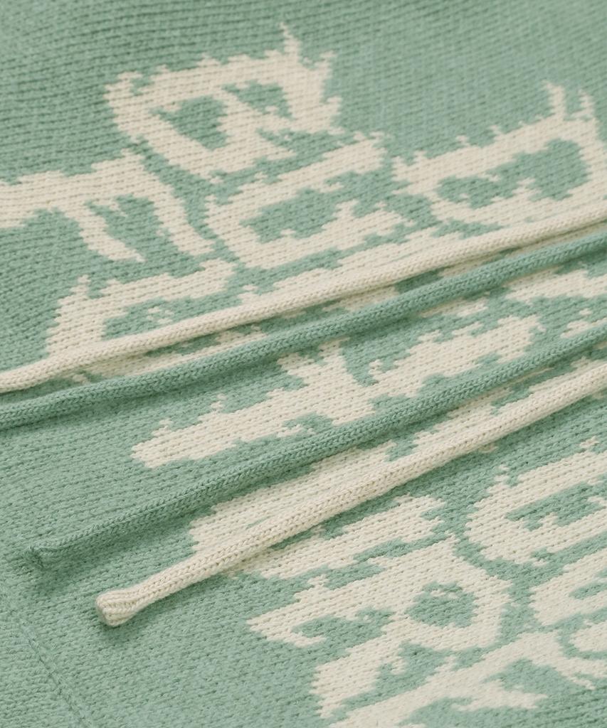 AJOBYAJO [Pba] Dbof Wool Knit Hoodie [Mint]