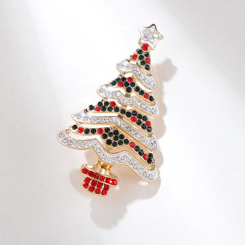 Christmas Tree Brooch For Women Clothing Coat Jewelry Accessories Gifts