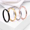 Couple Ring Versatile Delicate Titanium Steel Geometric Finger Ring