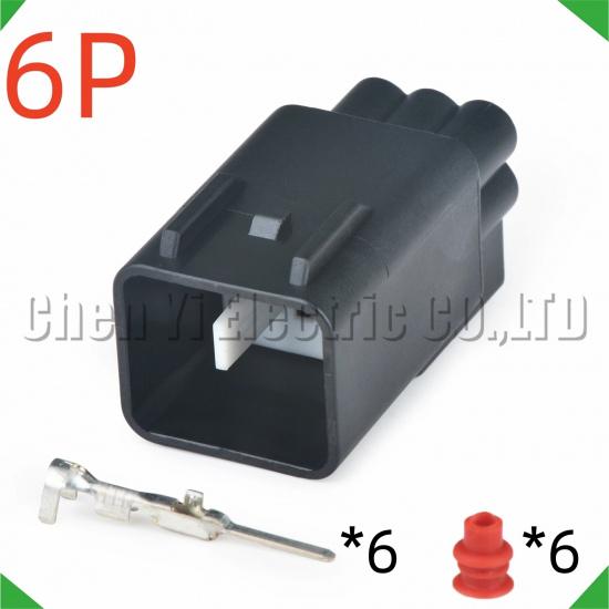 6 Pin Automotive Connectors Headlight Wire Harness Plug MG645579-5 MG655640-5 For Hyundai Kia