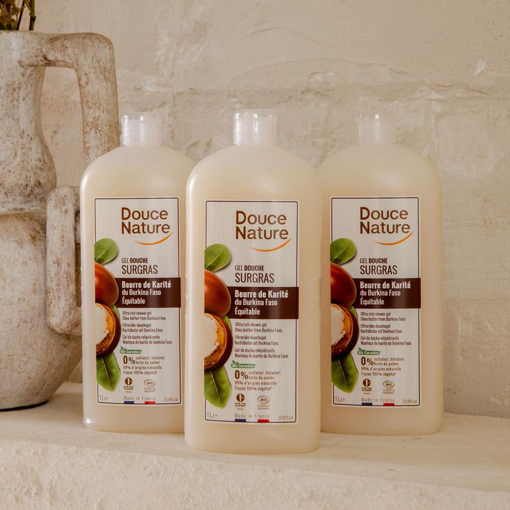 French Organic Mildly Acidic Body Wash Shea Butter 1,000ml