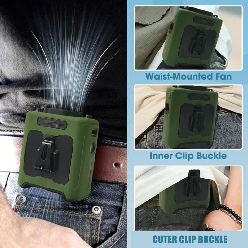 Battery Powered Camping Fan LED Light Regulable Speeds Hanging Fan Light for Tent Car Fishing