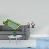 Dessert Plate Coffee Table Tray with Handle And Owl Statue Figurine Jewelry Storage for Dining