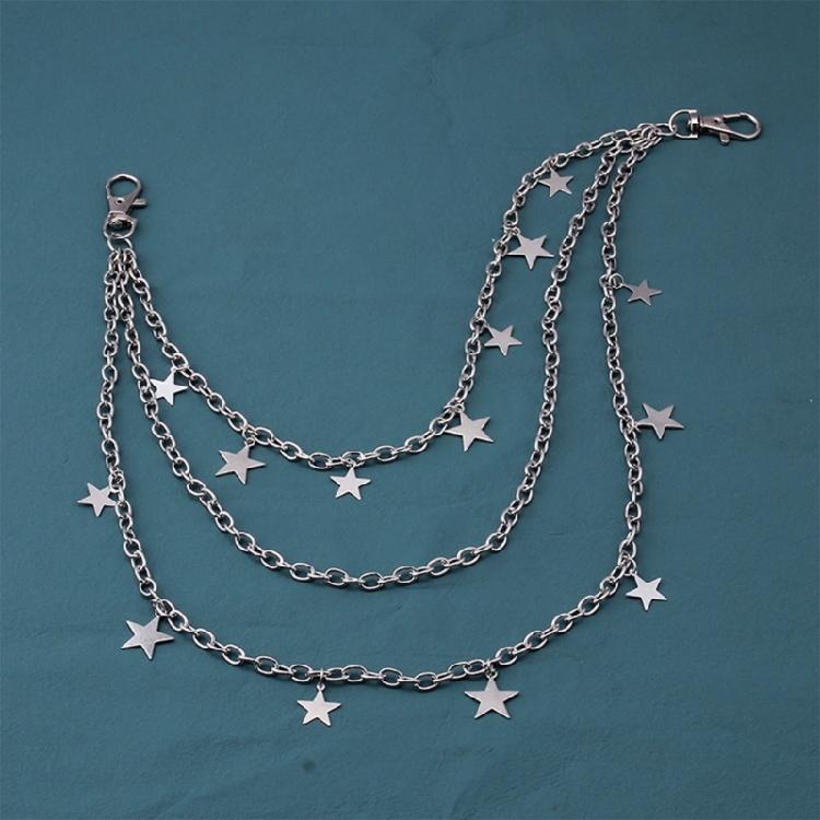 2000s Charm Pedant Chain Metal Body Chain Waist Chain for Women Girl Waist Chain