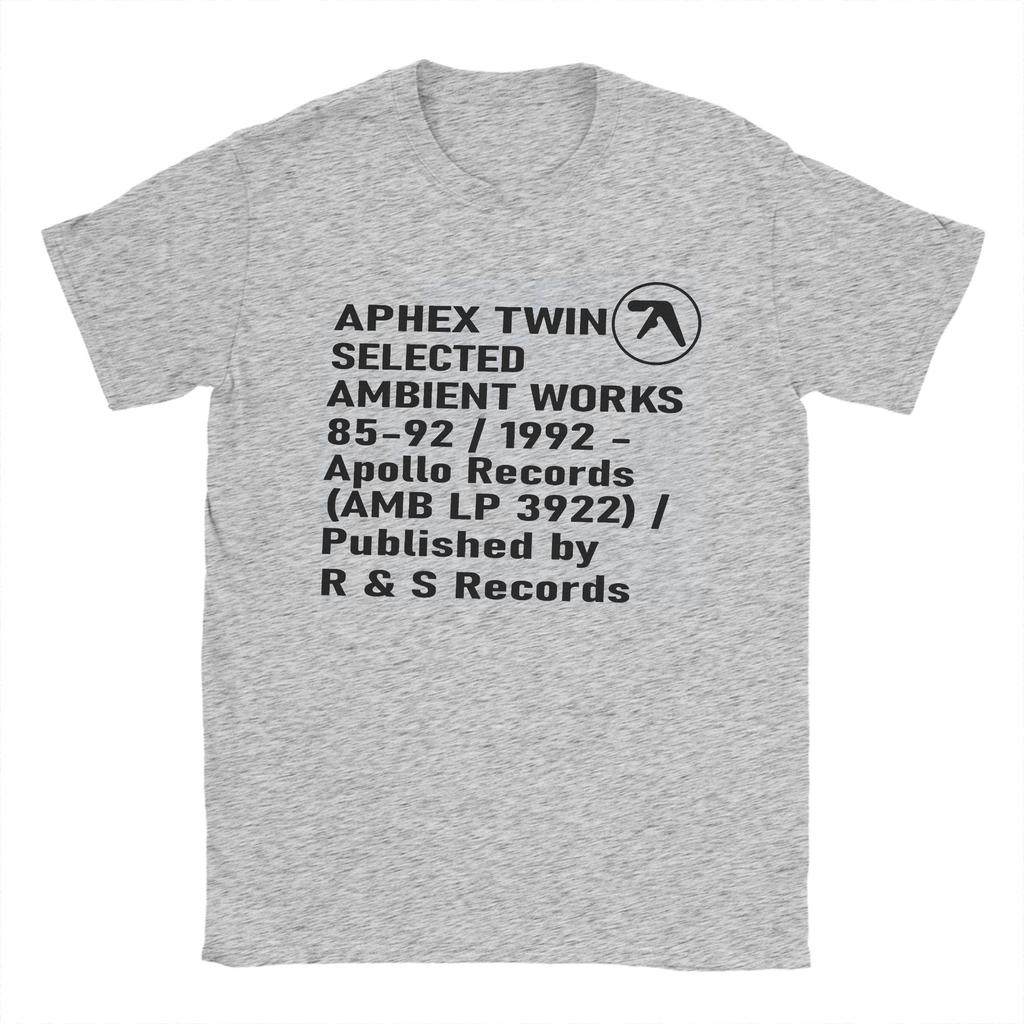 Aphex Twin T-Shirts Unisex Lustig 100% Baumwolle T-Shirts Rundhals Kurzarm T-Shirts Neuankunft Oberteile