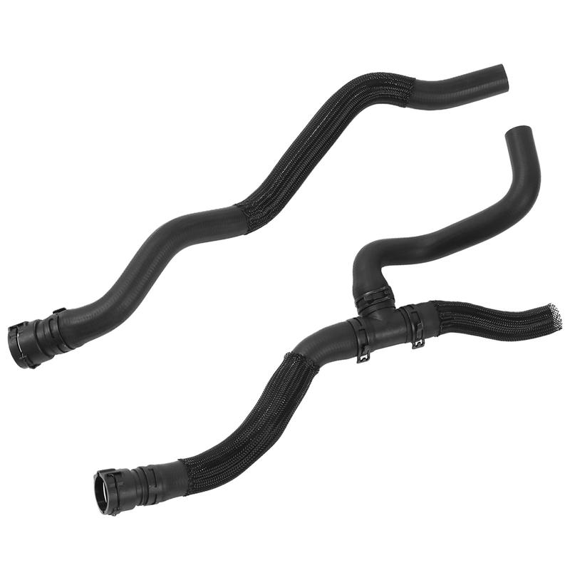 Set of 2 RADIATOR Three-Way Water Pipe Inlet & Outlet Hose for 10-15 Chevrolet Cruze 95390887 95390883 9075007 9075008—L49A
