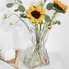 Wind Flower Vase Advanced Transparent Vase Glass Living Room Desktop Hydroponic Flower Arrangement Creative Decoration