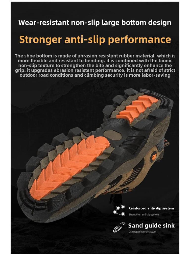 Breathable Outdoor Hiking Shoes, Large Sizes, Couple's Edition